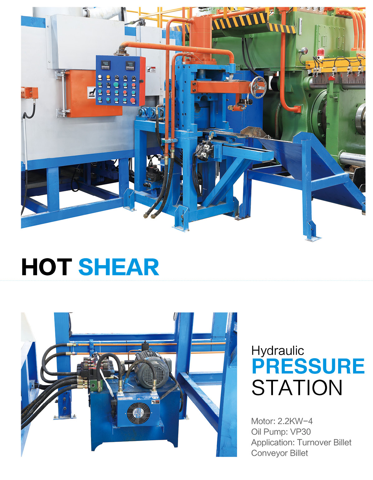 Hot shear furnace 